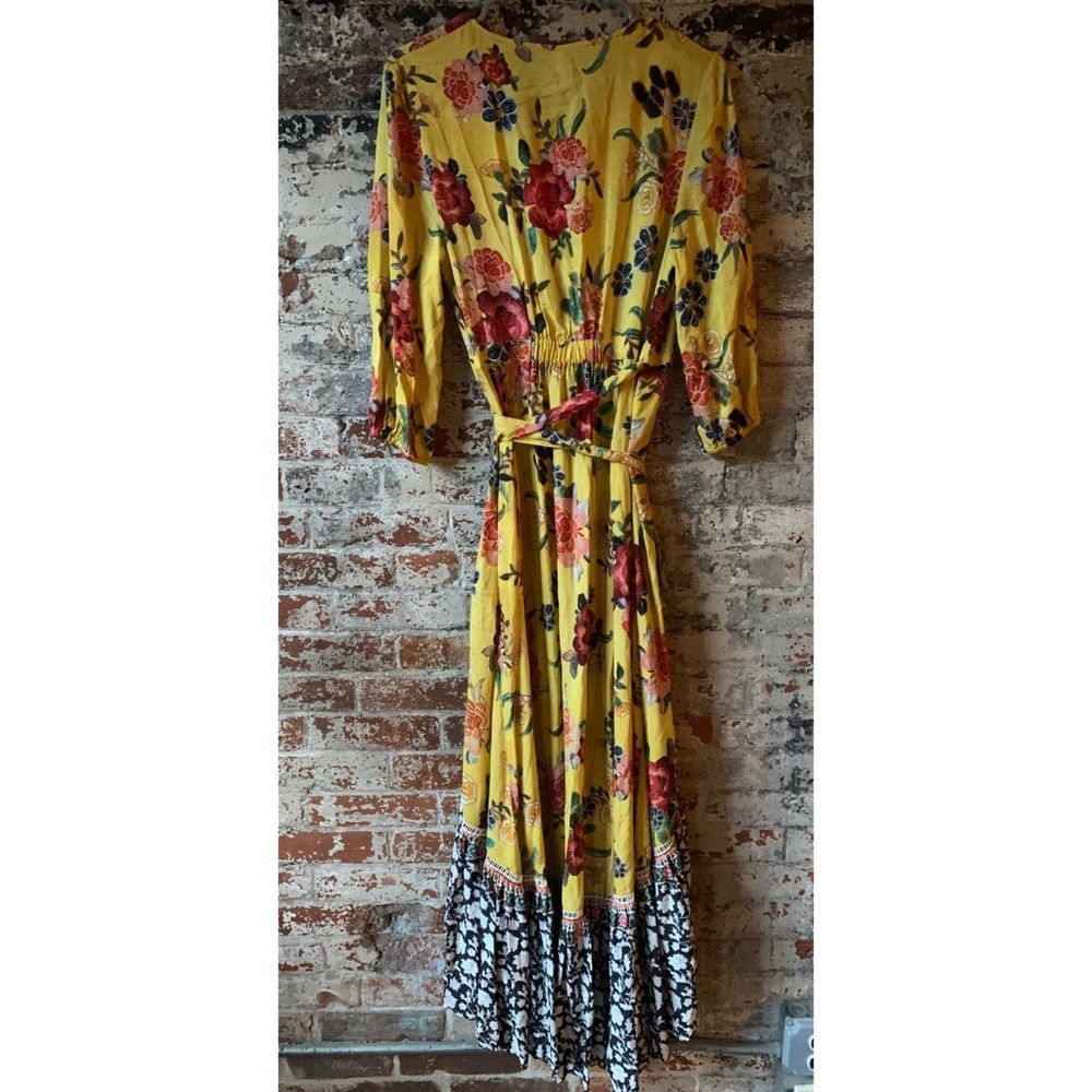 NWT Anthropologie Farm Rio Sunlit Wrap dress - Picture 5 of 8